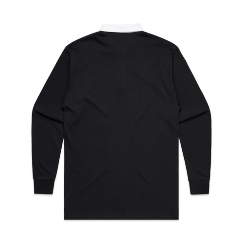 BLACK - BACK rugby-jersey-black-back